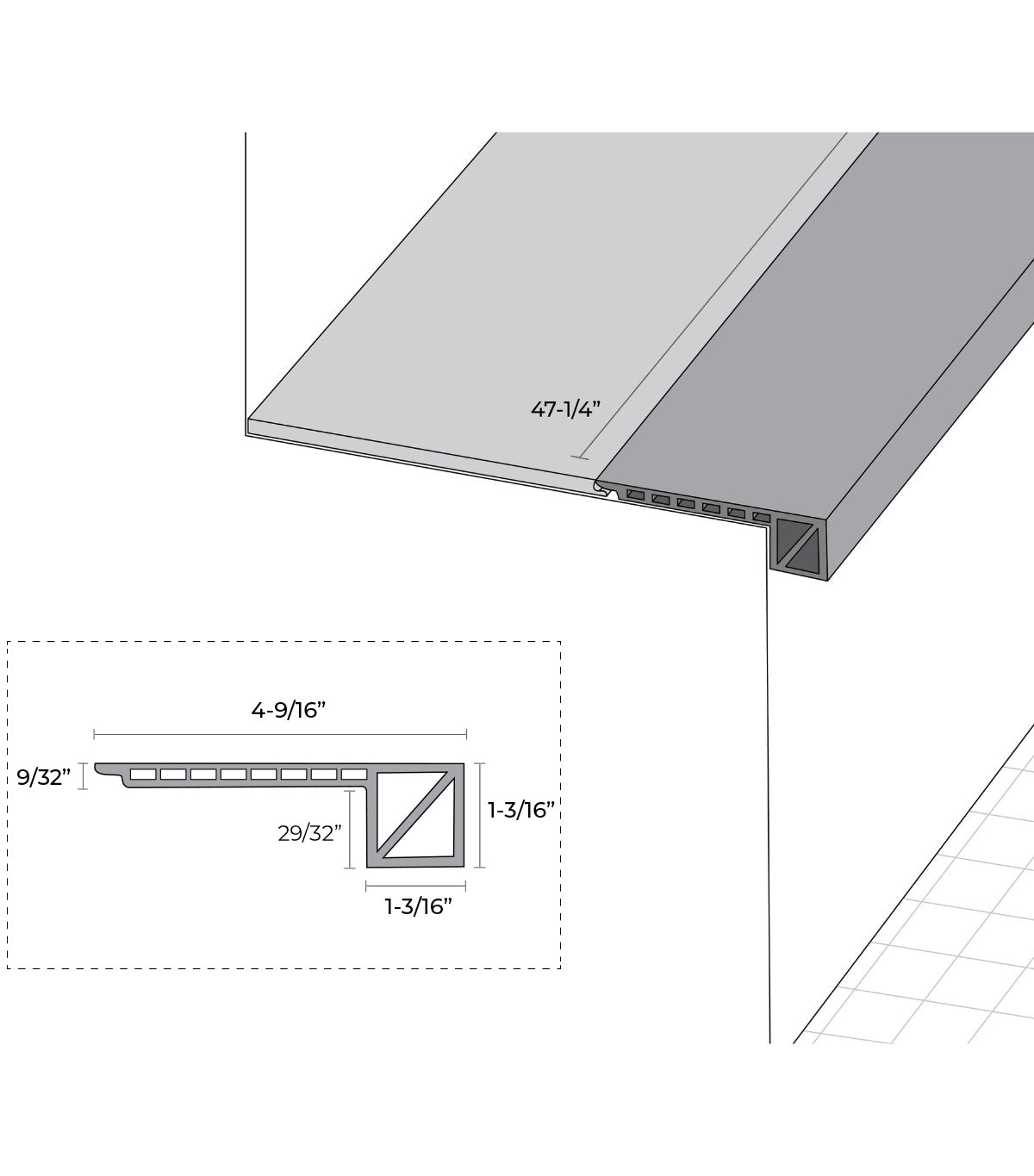 Signature Square Nosing